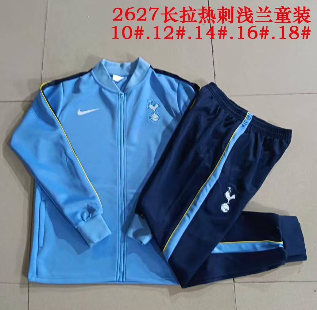 Kids Tottenham 26/27 Tracksuit - Blue